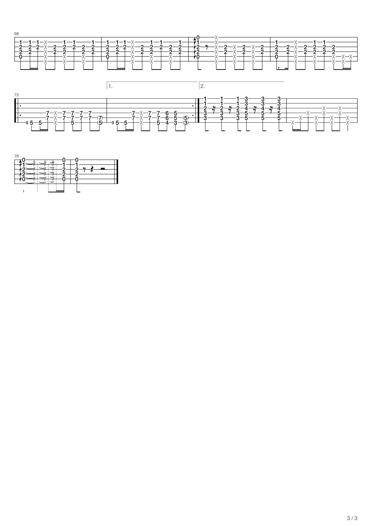 江南Style(Gangnam Style)吉他譜_鄭成河_G調(diào)指彈/獨(dú)奏譜_圖譜3