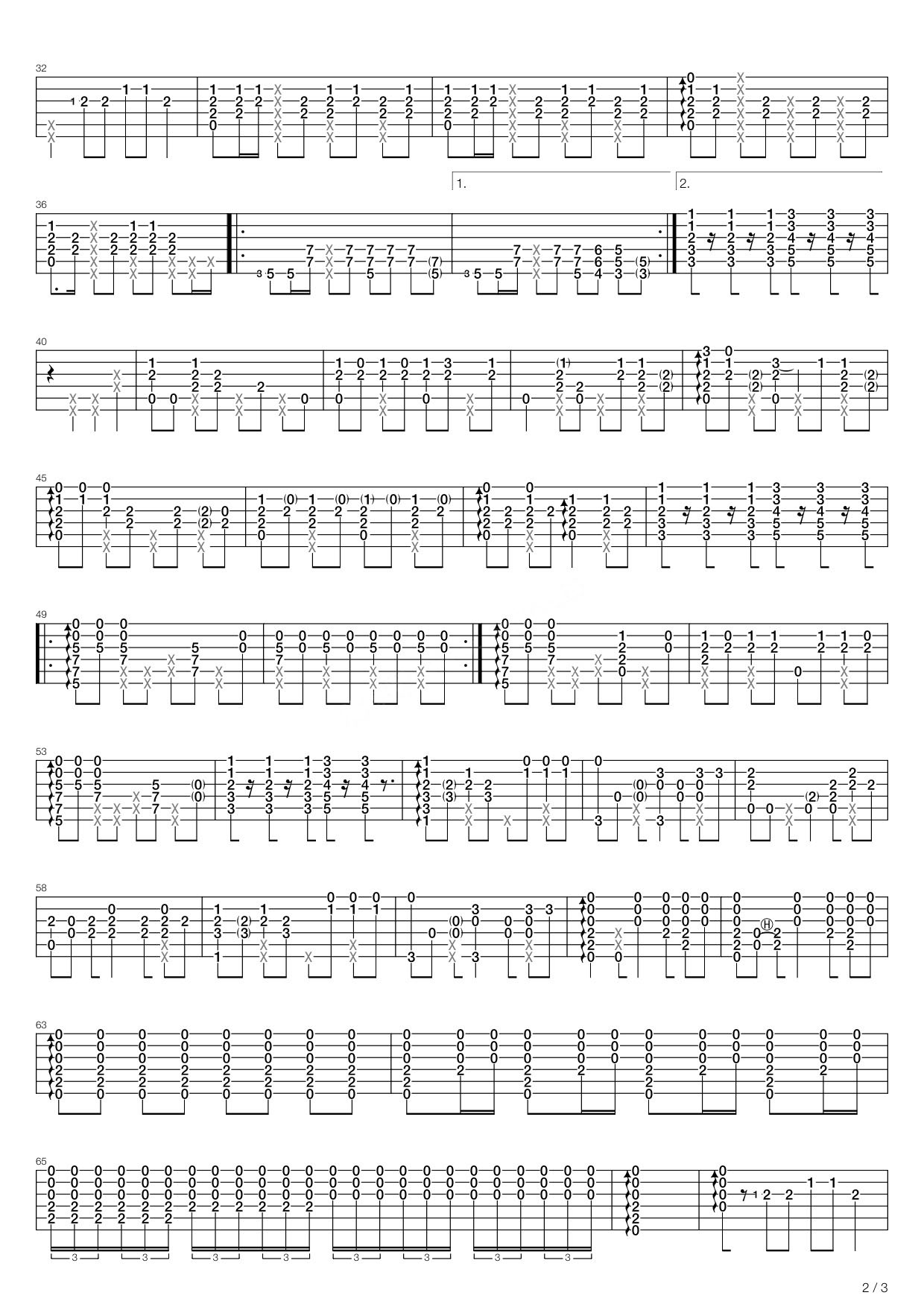 江南Style(Gangnam Style)吉他譜_鄭成河_G調(diào)指彈/獨(dú)奏譜_圖譜2