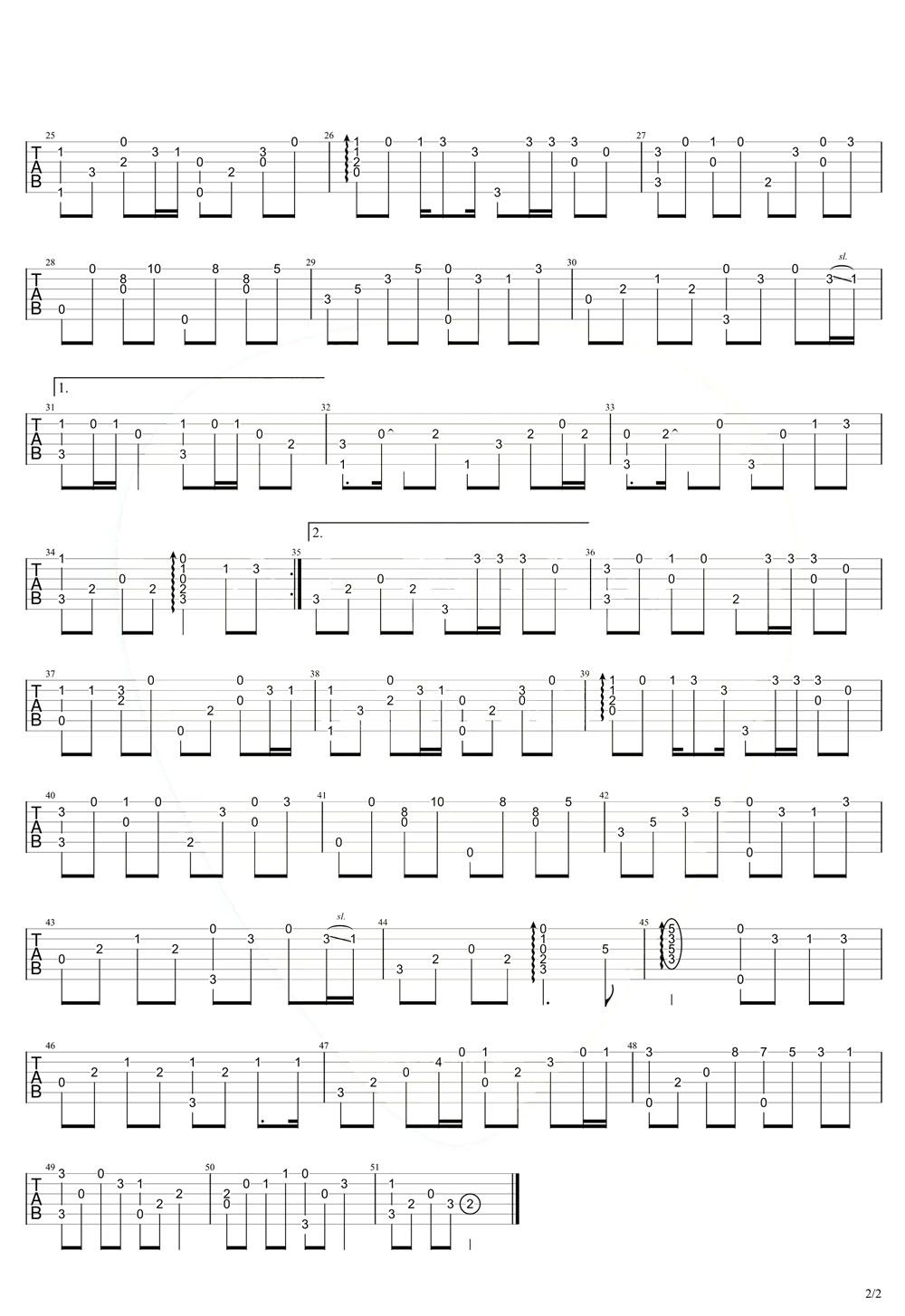 這就是愛嗎吉他譜_容祖兒_C調(diào)指彈/獨(dú)奏譜_圖譜2