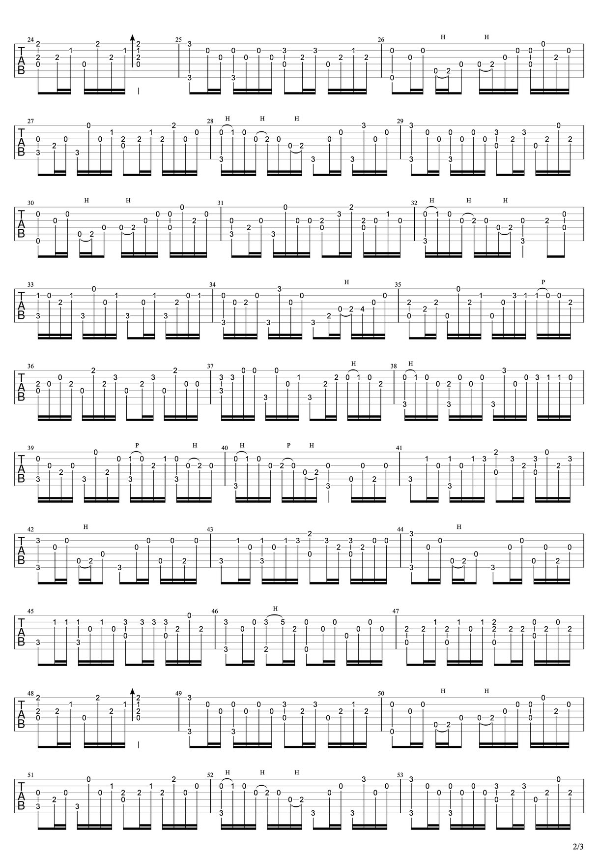 外面的世界吉他譜_齊秦_C調(diào)指彈/獨(dú)奏譜_超好聽(tīng)原版_圖譜2