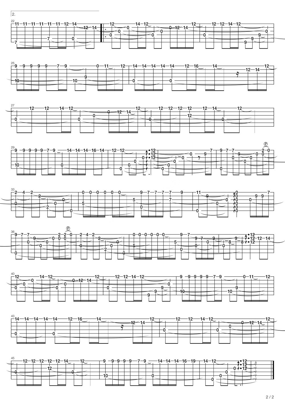 當愛已成往事吉他譜_張國榮_G調指彈/獨奏譜_霸王別姬主題曲_圖譜2