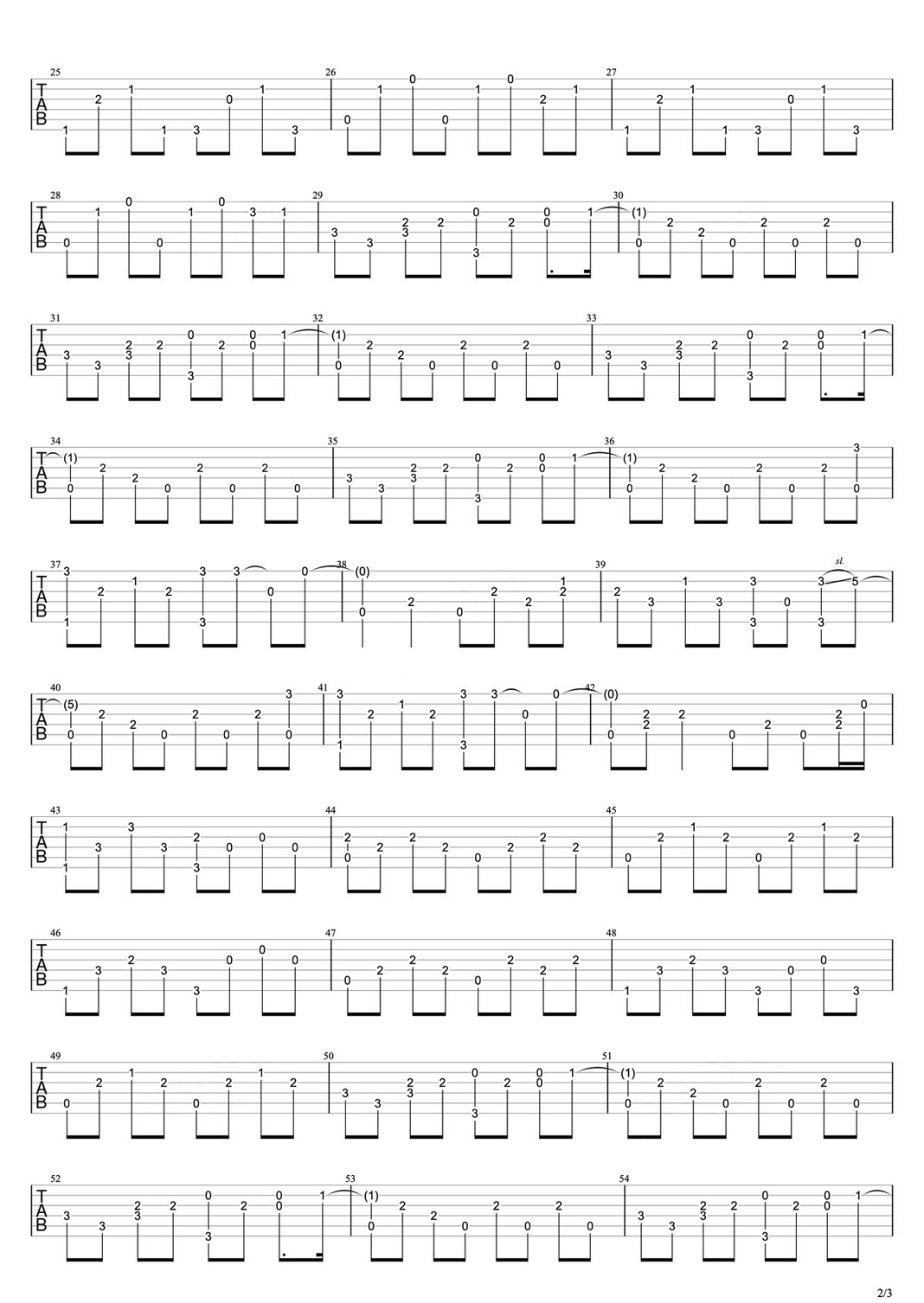 殺死那個(gè)石家莊人吉他譜_萬(wàn)能青年旅店_C調(diào)指彈/獨(dú)奏譜_簡(jiǎn)單版_圖譜2