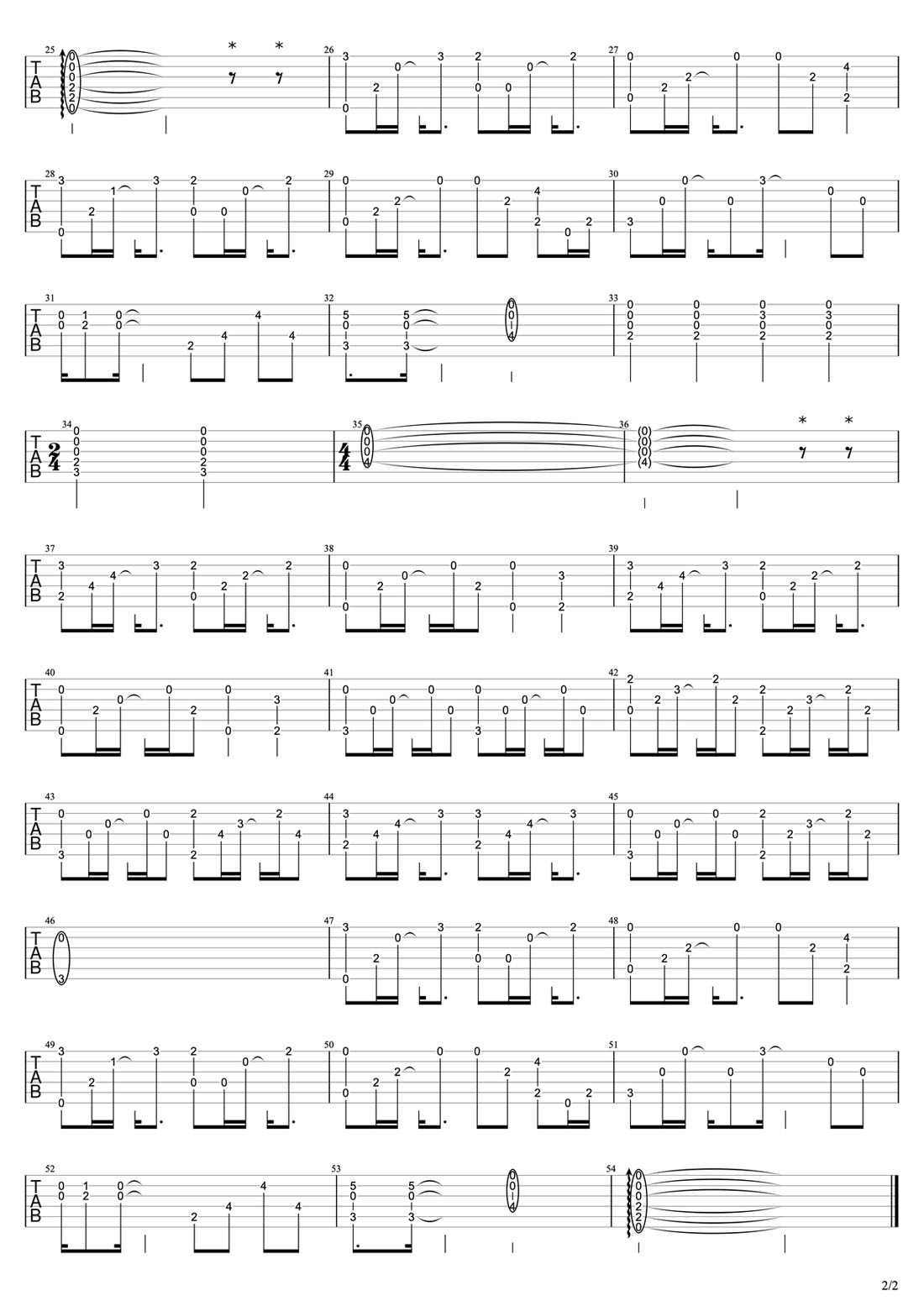Shape Of My Heart吉他譜_Sting_C調(diào)指彈/獨奏譜_這個殺手不太冷_圖譜2
