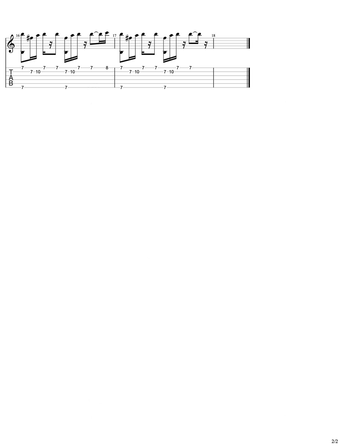 本草綱目吉他譜_周杰倫_C調(diào)指彈/獨奏譜_簡單版_圖譜2