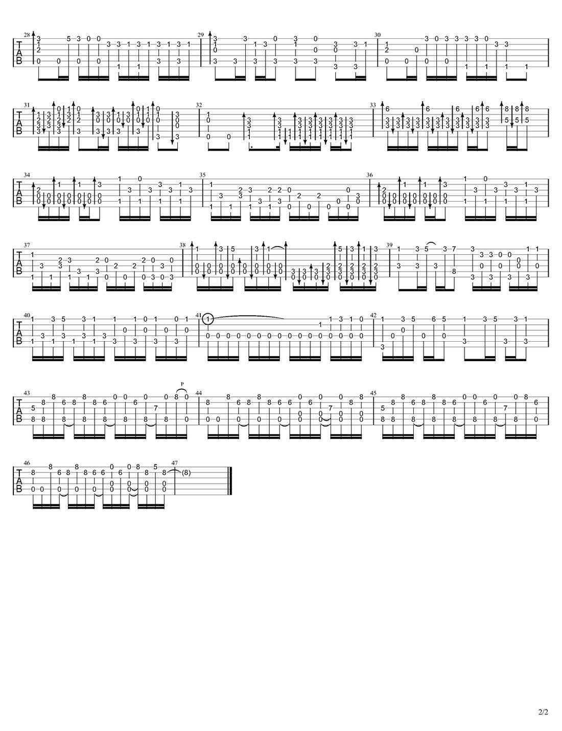 夢(mèng)燈籠吉他譜_RADWIMPS_G調(diào)和弦彈唱譜_電眼你的名字片頭曲_圖譜2