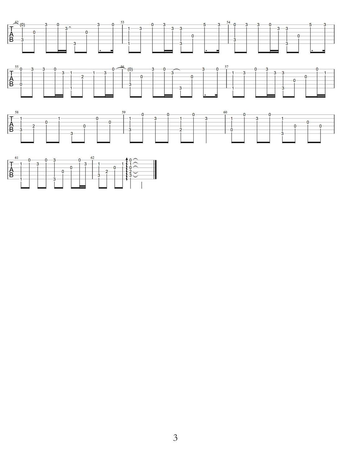 櫻花草吉他譜_Sweety_D調(diào)指彈/獨(dú)奏譜_原版高清_圖譜3