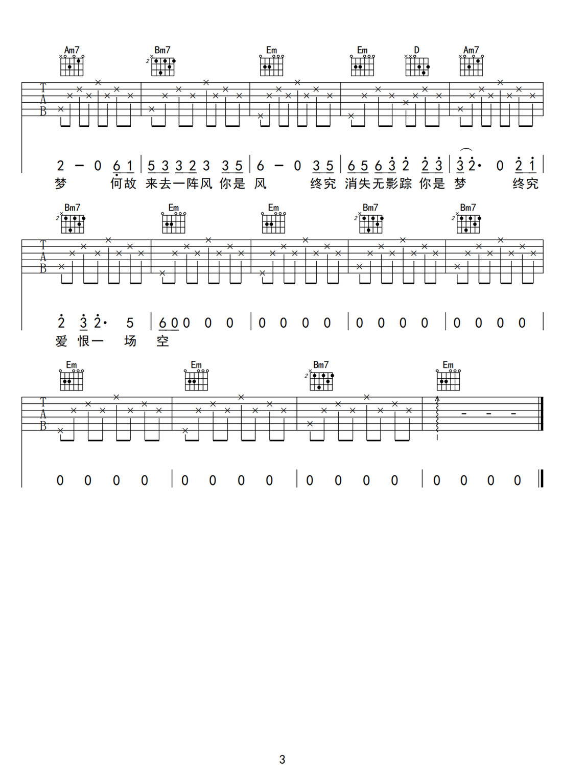 你是風(fēng)吉他譜_梅可郁_G調(diào)和弦彈唱譜_圖譜3