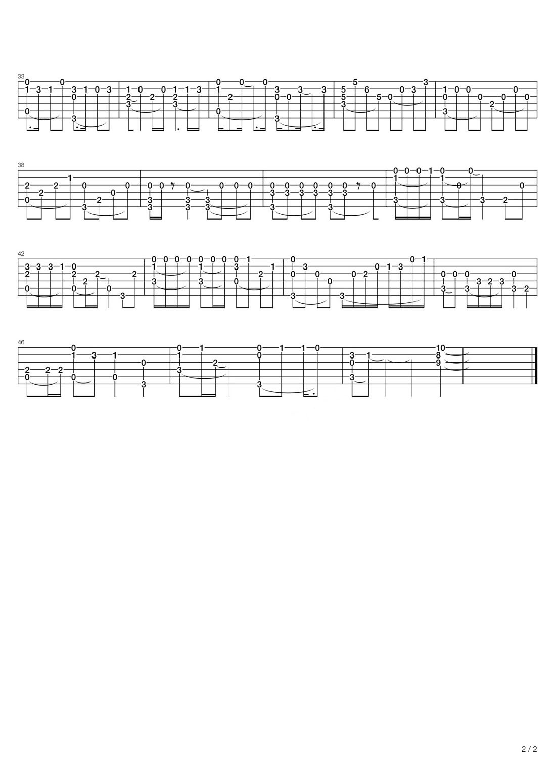 你知道我在等你嗎吉他譜_張洪量_C調(diào)指彈/獨奏譜_好聽高還原_圖譜2