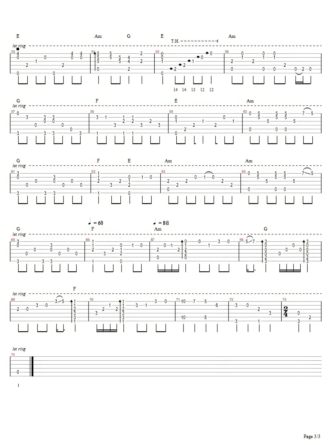 一生有意義吉他譜_羅文_G調(diào)指彈/獨(dú)奏譜_東邪西毒主題曲_圖譜3
