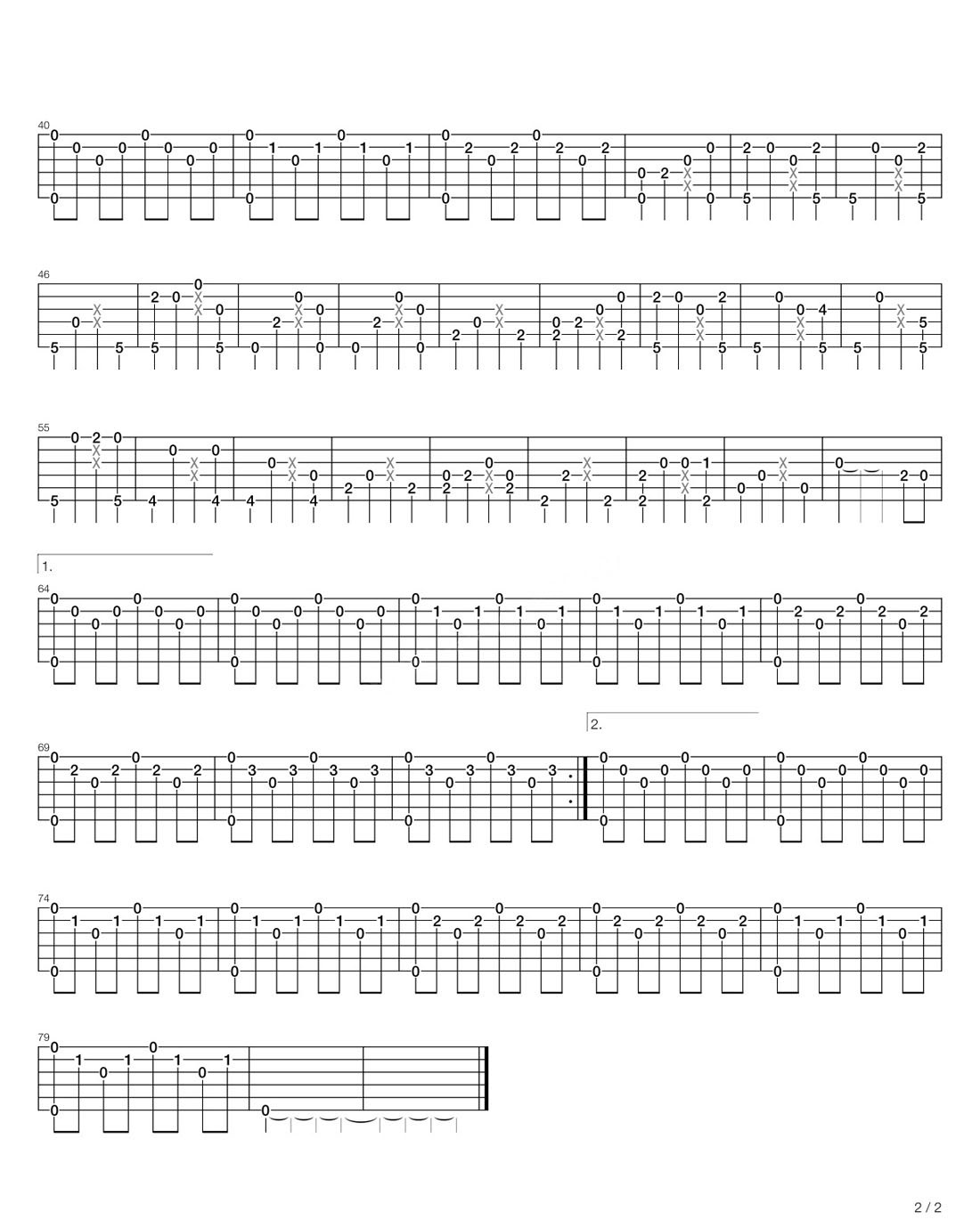 水星記吉他譜_郭頂_C調(diào)指彈/獨(dú)奏譜_原版改編_圖譜2