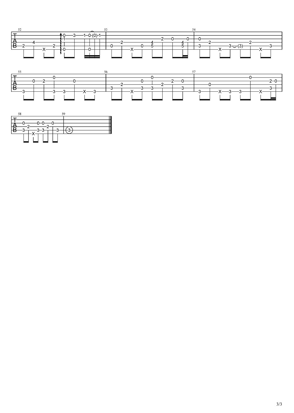 我喜歡上你時(shí)的內(nèi)心活動(dòng)吉他譜_陳綺貞_F調(diào)指彈/獨(dú)奏譜_簡(jiǎn)單版_圖譜3