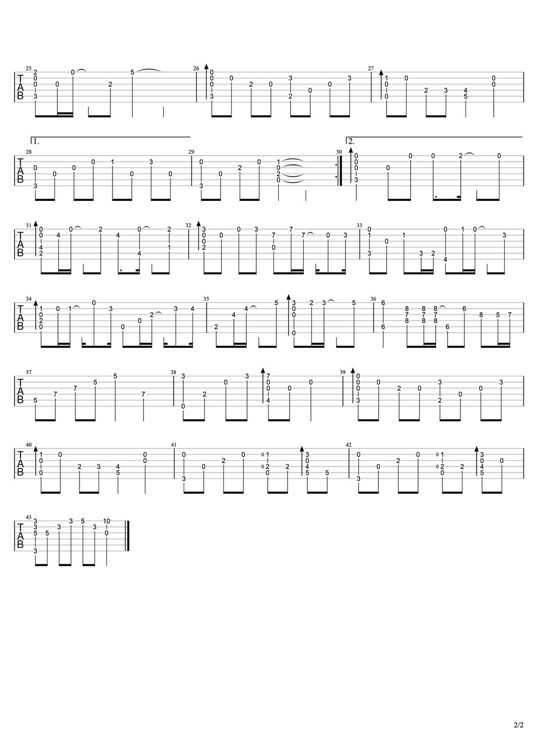 I Believe吉他譜_范逸臣_C調(diào)指彈/獨(dú)奏譜_我的野蠻女友主圖曲_圖譜2