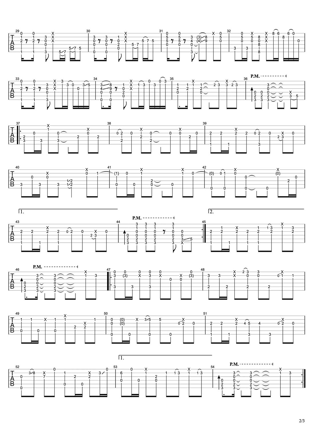 有點(diǎn)甜吉他譜_汪蘇瀧_C調(diào)指彈/獨(dú)奏譜_新編_圖譜2