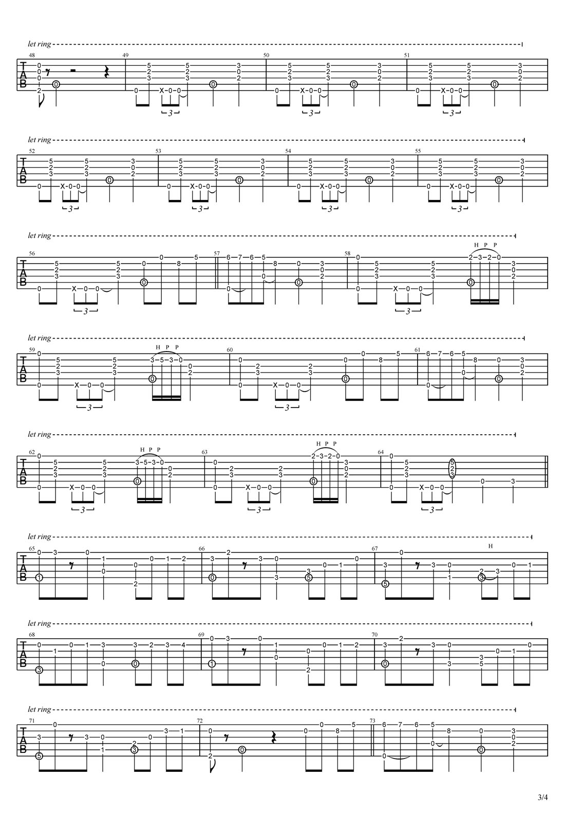 Take Five吉他譜_岸部真明_C調(diào)指彈/獨奏譜_簡單版_圖譜3