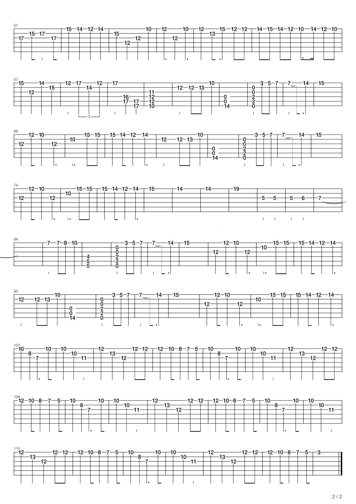 戀愛大過天吉他譜_Twins_C調指彈/獨奏譜_圖譜2