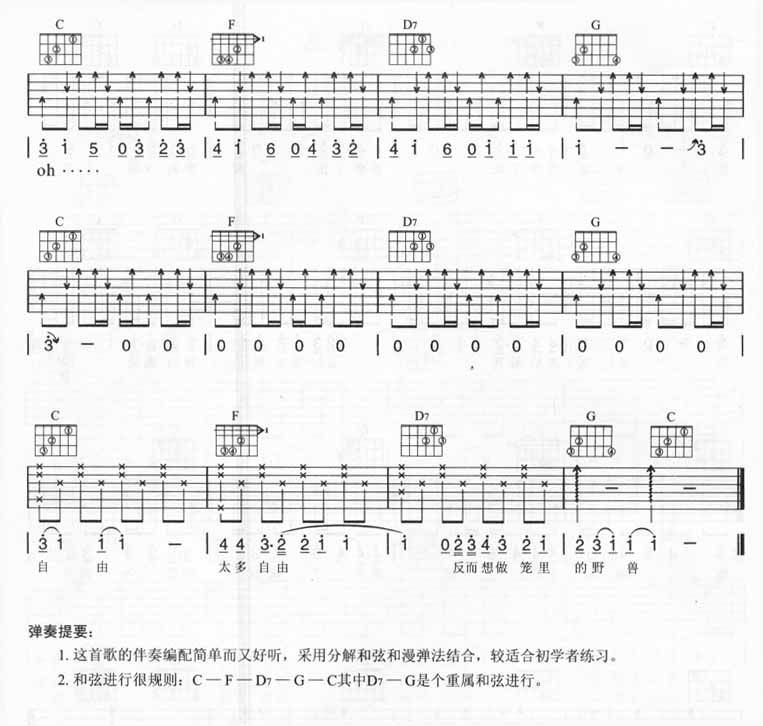 反而吉他譜_五月天_C調和弦彈唱譜_圖譜3