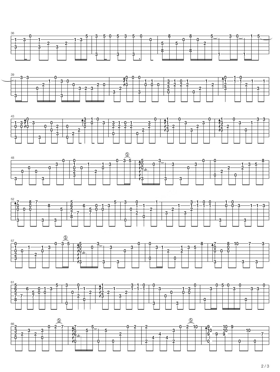 獨(dú)家記憶吉他譜_陳小春_C調(diào)指彈/獨(dú)奏譜_重制版_圖譜2