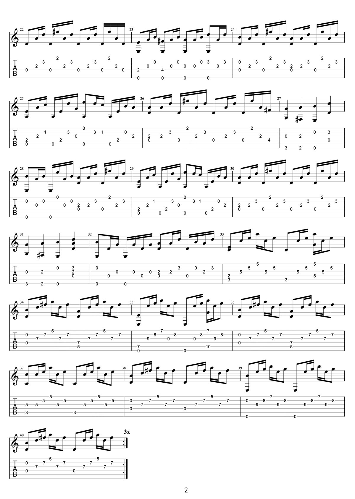 mystery of love(愛的奧秘)吉他譜_Sufjan Stevens_C調(diào)指彈/獨奏譜_圖譜2